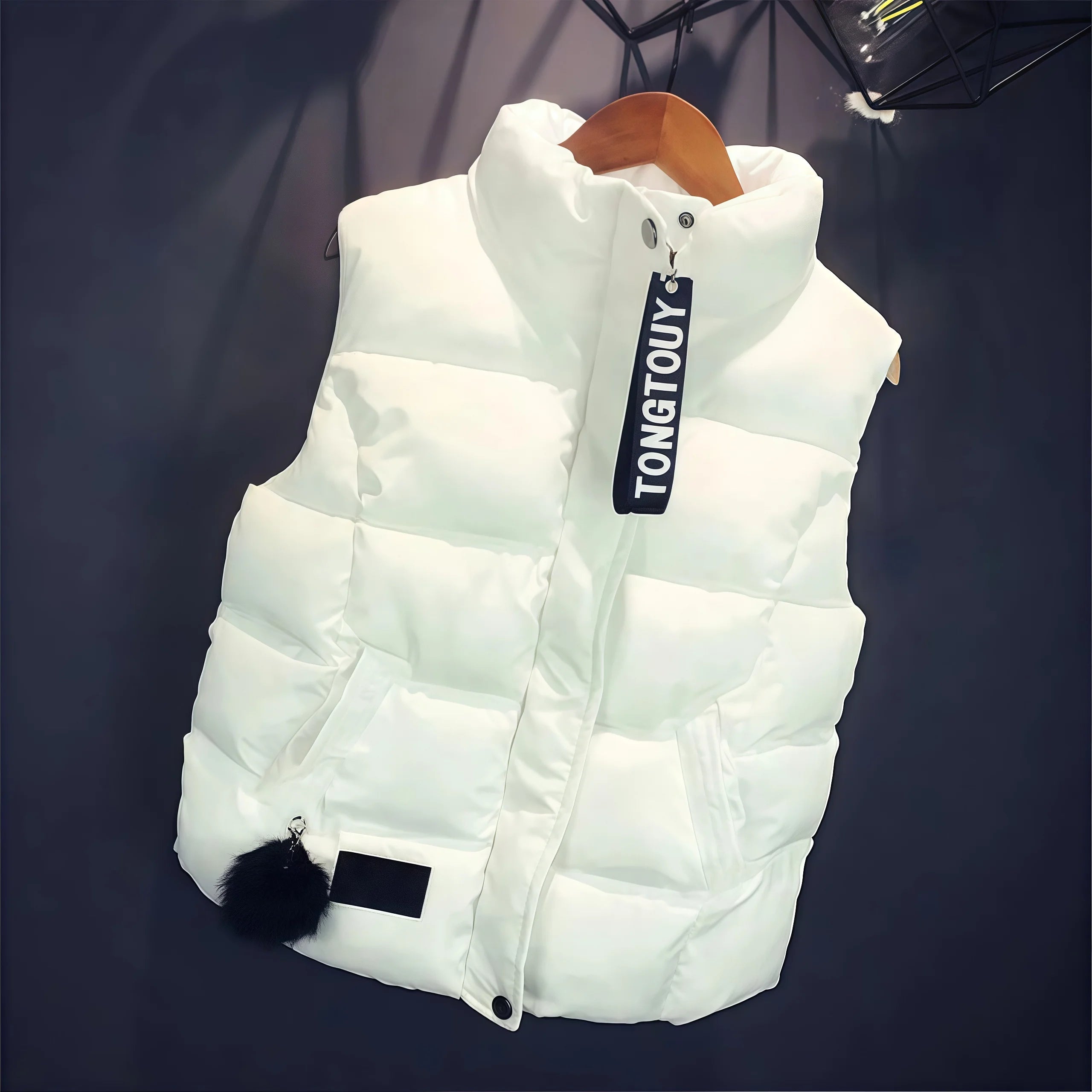 Damen Fleece-Weste mit Reißverschluss & Taschen — Warm, Stylish, Vielseitig