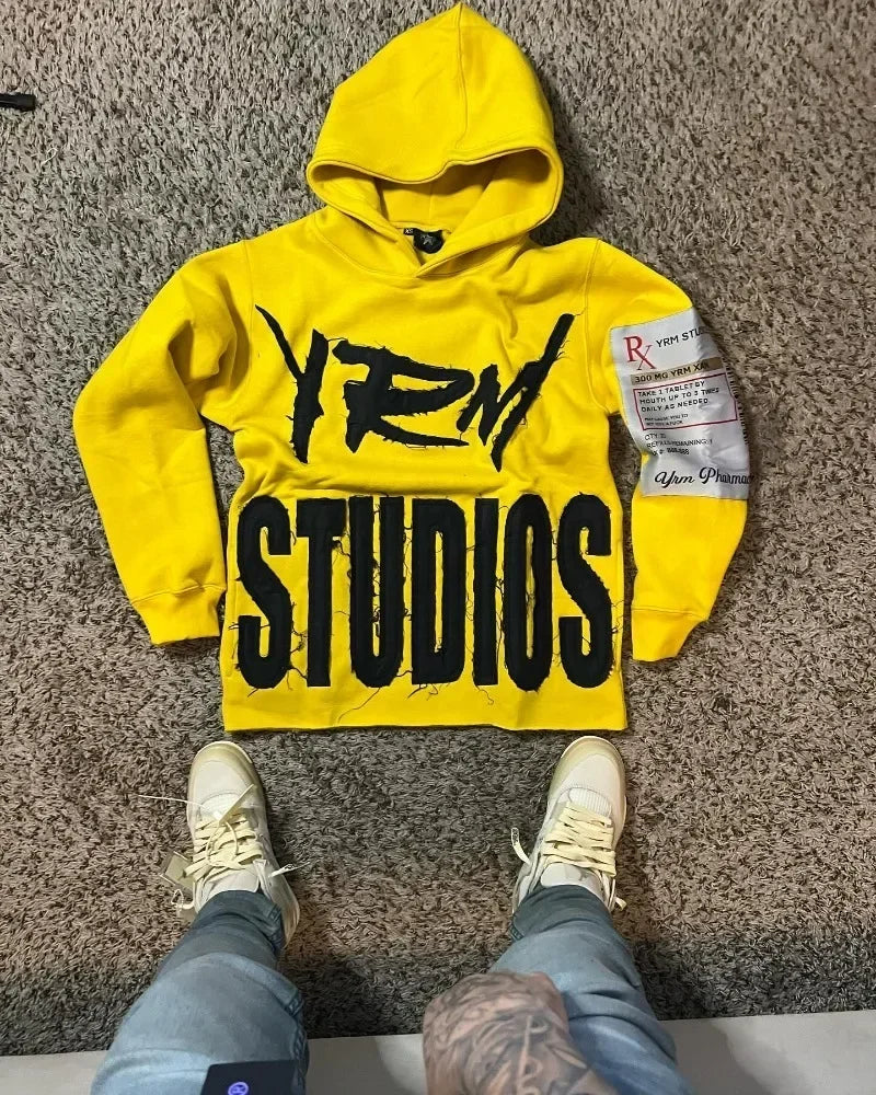 Y2K Oversized Hoodie – Vintage Street Joker Print | Unisex Sweatshirt