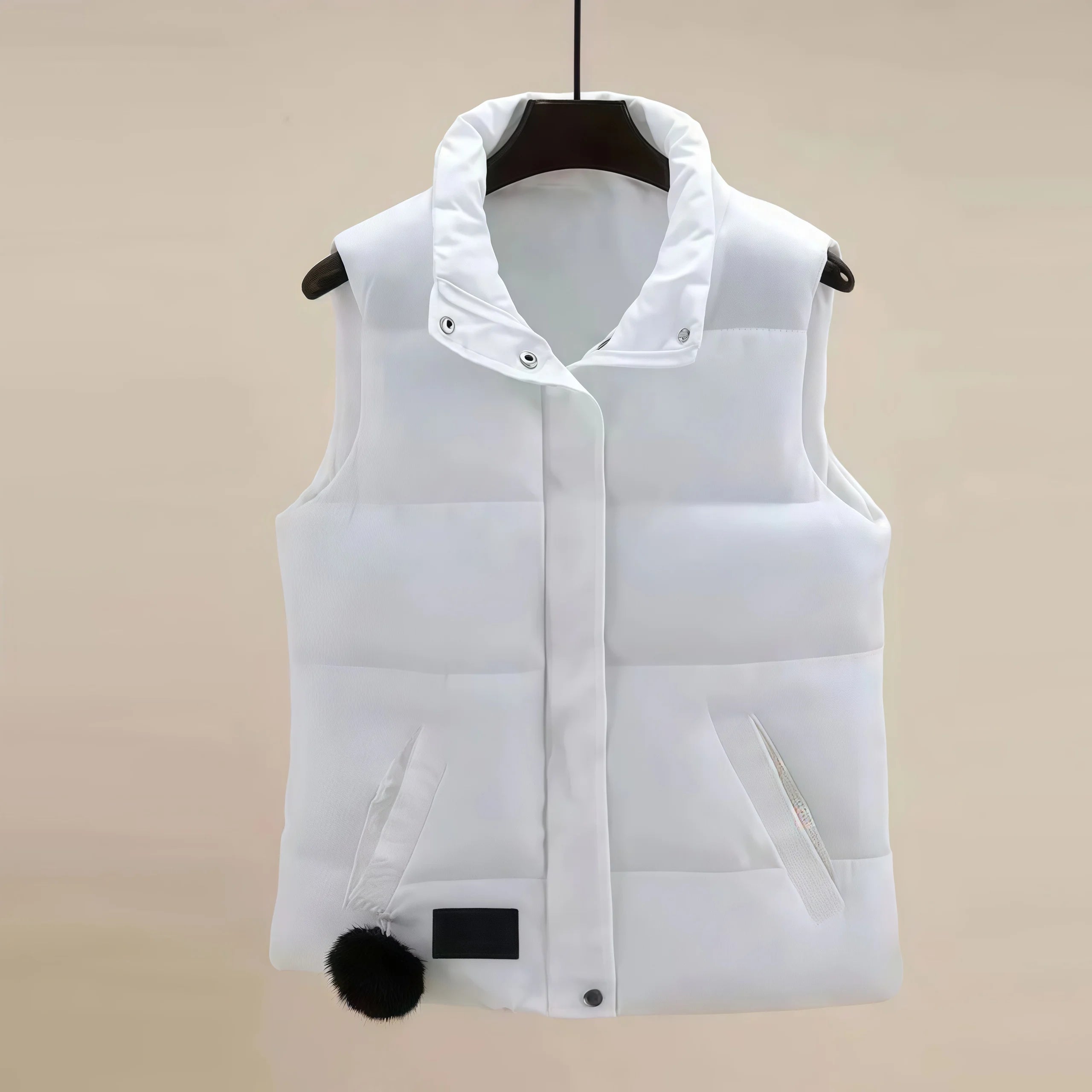 Damen Fleece-Weste mit Reißverschluss & Taschen — Warm, Stylish, Vielseitig