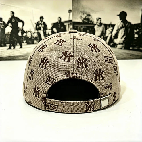 Bestickte Baseballkappe aus New York – Verstellbar – Retro-Vintage-Sonnenhut – Outdoor-Sport-, Reise-, Streetwear- und Arbeitsmütze – Anzug