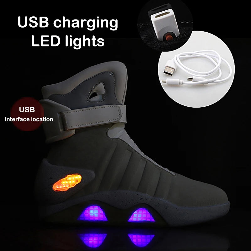 Herren LED-Schuhe mit USB-Aufladung – Leuchtende Sneaker Streetwear