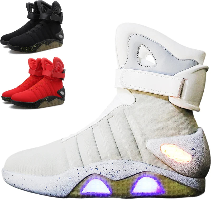 Herren LED-Schuhe mit USB-Aufladung – Leuchtende Sneaker Streetwear