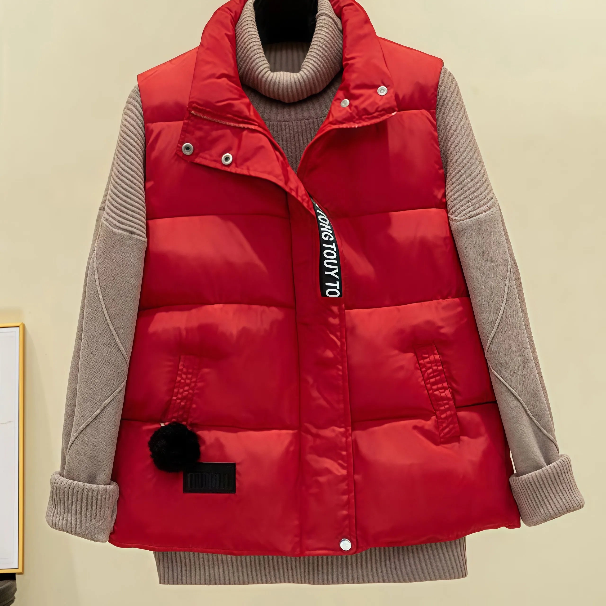 Damen Fleece-Weste mit Reißverschluss & Taschen — Warm, Stylish, Vielseitig