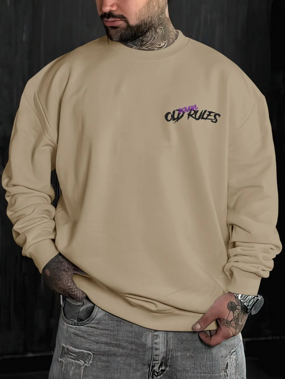 Evil Bear Longsleeve Herren — Street Style Print Shirt | S–6XL