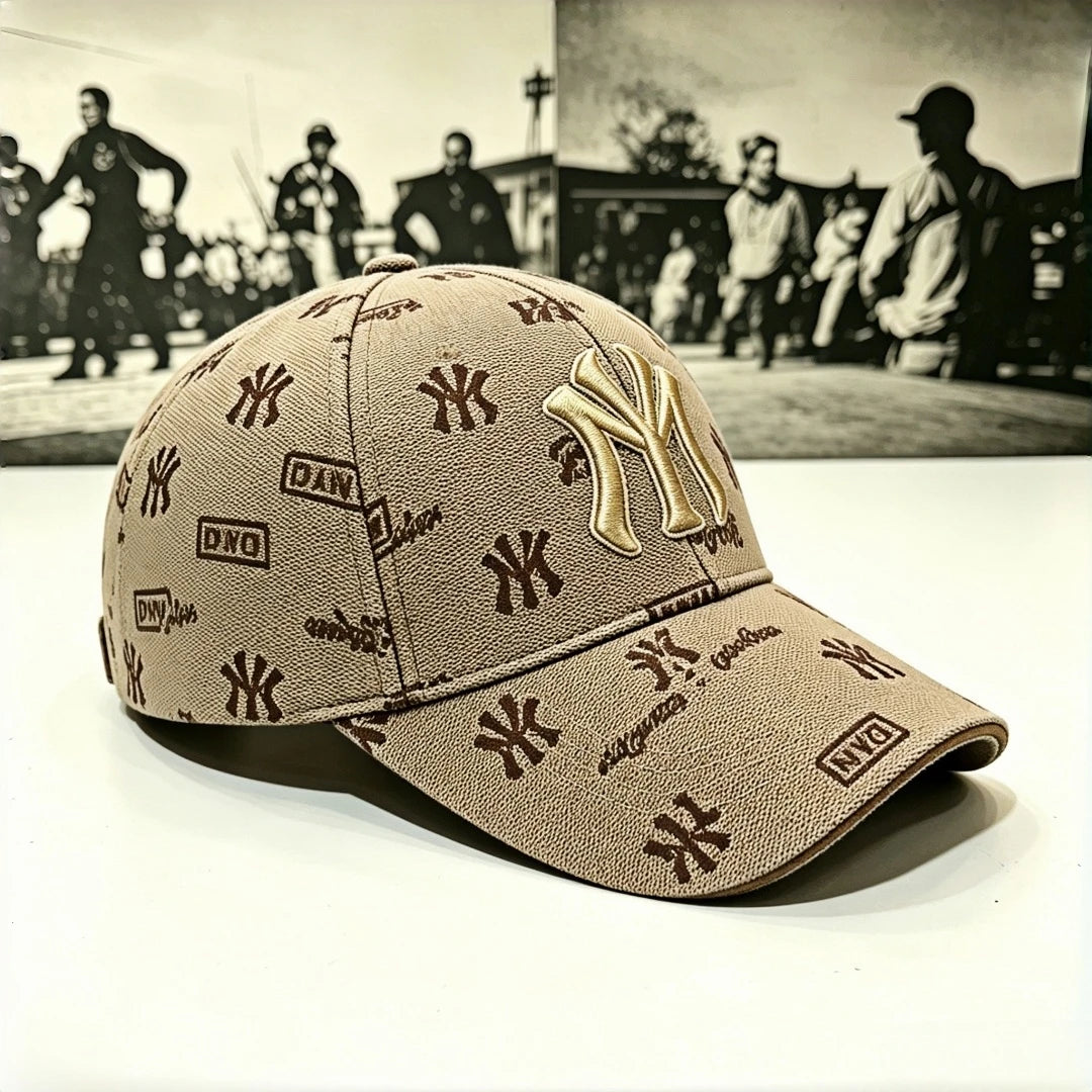 Bestickte Baseballkappe aus New York – Verstellbar – Retro-Vintage-Sonnenhut – Outdoor-Sport-, Reise-, Streetwear- und Arbeitsmütze – Anzug