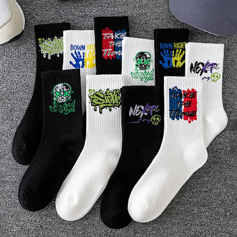 Graffiti Socken für Paare & Unisex — 5 oder 10 Paar | EU 36–45