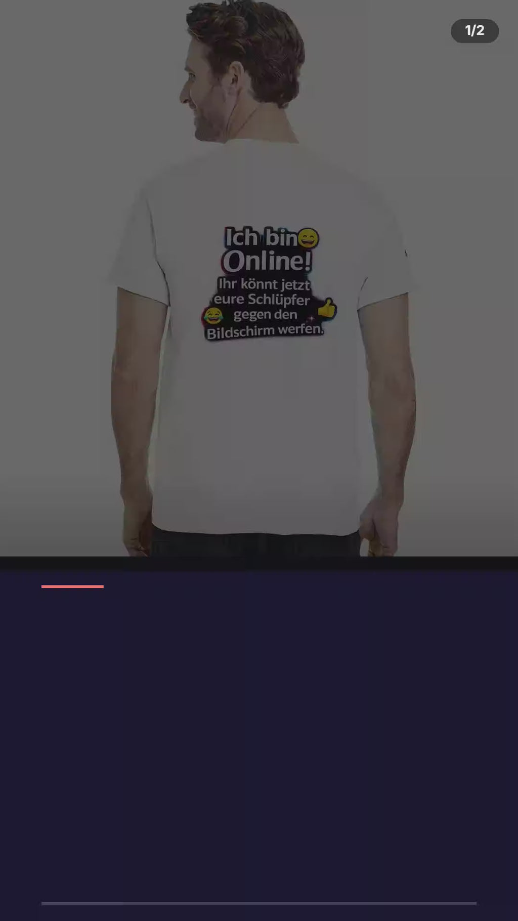 Ich bin Online! 😂 Das ultimative Spaß T-Shirt